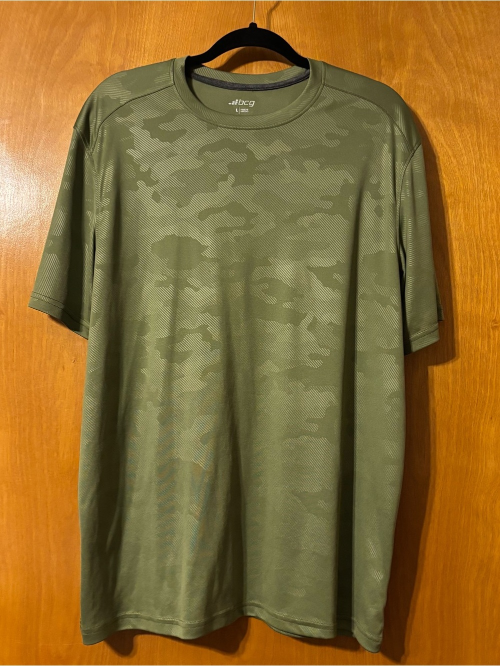 bcg Olive Green Camouflage Short Sleeve Athletic Tee